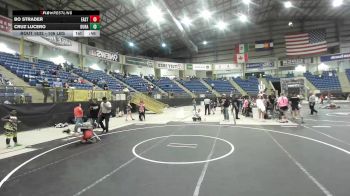 106 lbs Final - Bo Strader, Eastside United vs Cruz Lucero, Duran Elite