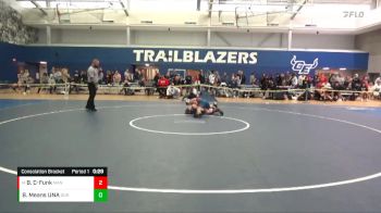 126 lbs Consolation Bracket - Brecken Crist-Funk, Manhattan vs Brandon Means UNA, Goddard