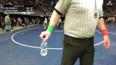 65 lbs Quarterfinal - John Cambra IV, Mahanoy Area vs Michael Edkins, Thomas Jefferson