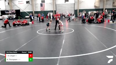 55 lbs 3rd Place Match - Harvin Unger, Yuma vs Holden Thompson, Gretna Youth Wrestling