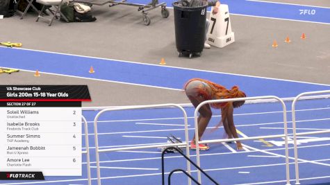 High School Girls' 200m, Finals 27