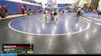 220 lbs Quarterfinal - Braxton Kunz, American Falls vs Trevor Cady, Timberlake