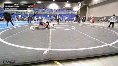 175 lbs 7th Place - Zach Robertson, Unattached vs Charles Webb, SAWA