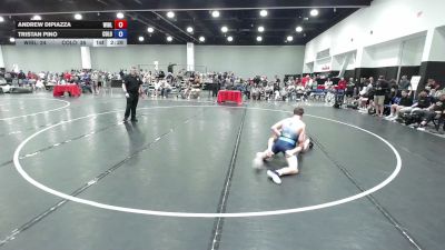 126 lbs Andrew DiPiazza, Wisconsin Blue vs Tristan Pino, Team Colorado FS