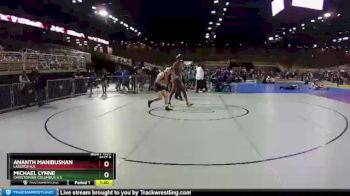 132 lbs Champ. Round 2 - Michael Lynne, Christopher Columbus H S vs Ananth Manibushan, Lassiter H.S.