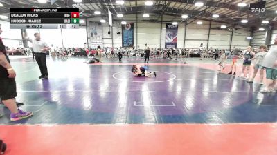 95 lbs Rr Rnd 2 - Deacon Hicks, Ride Out Wrestling Club vs Hudson Juarez, Ragin Raisins Concord ES