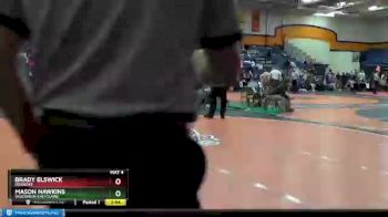 285 lbs Champ. Round 2 - Mason Hawkins, Wisconsin-Eau Claire vs Brady Elswick, Roanoke