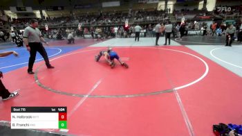 98 lbs Quarterfinal - Nolan Halbrook, Betterman Elite vs Braylon Franchi, Pikes Peak Warriors