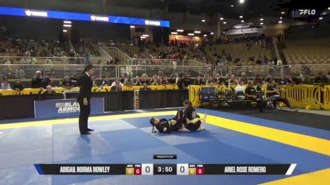 Ariel Rose Romero vs Abigail Norma Rowley 2025 Pan Kids Jiu-Jitsu IBJJF Championship