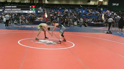 126 lbs Round Of 16 - Lander Bosh, UT vs Joseph Uhorchuk, TN