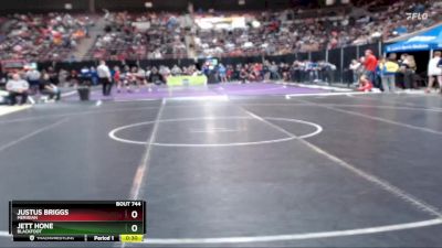 120 lbs Cons. Round 2 - Jett Hone, Blackfoot vs Justus Briggs, Meridian