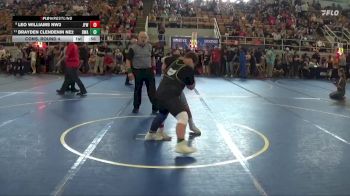 Cons. Round 4 - Brayden Clendenin NE2, Donahue Wrestling Academy vs Leo Williams NW3, JFWC