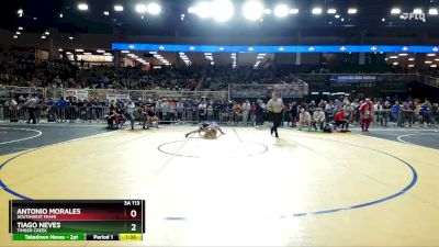 3A 113 lbs Champ. Round 1 - Antonio Morales, Southwest Miami vs Tiago Neves, Timber Creek