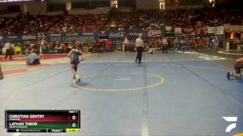 D 2 106 lbs Champ. Round 1 - Lathan Tabor, North DeSoto vs Christian Gentry, Parkway