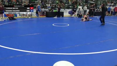 106 lbs Cons. Quarters - Curran Meyer, Immortal Athletics Wrestling Club vs Maddex Maurer, Big Game Wrestling Club