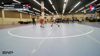 157 lbs 2nd Place - Holden Jacobs, Scots Wrestling Club vs Jett Fanucchi, Empire Elite Wrestling