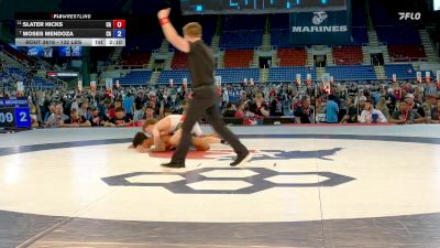 132 lbs Semis - Slater Hicks, CA vs Moses Mendoza, CA