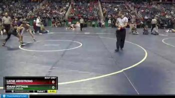 2A 113 lbs 5th Place Match - Isaiah Pittman, Newton-Conover vs Layne Armstrong, Seaforth