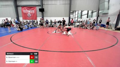 148 lbs Rr Rnd 3 - Brendan Bowman, Gold Medal WC vs Gabriel Dorman, Bad Karma