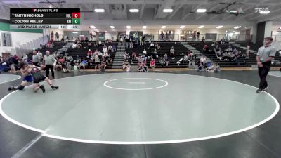 150 lbs 3rd Place Match - Taryn Nichols, BullTrained vs Colton Kelley, Kearney Matcats