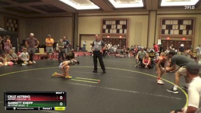 60 lbs Quarterfinals (8 Team) - Cruz Astrino, Armory Athletics vs GARRETT KNEPP, Keystone Krush