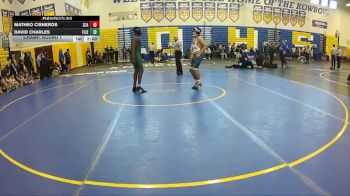 150 lbs Champ. Round 1 - Matheo Cisneros, Zephyrhills Christian vs David Charles, Fleming Island
