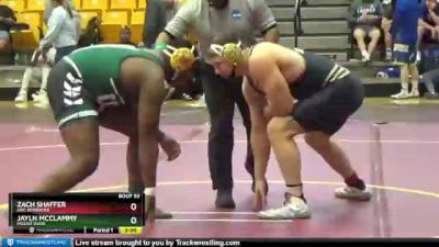 285 lbs Quarterfinal - Zach Shaffer, UNC Pembroke vs Jayln McClammy, Mount Olive