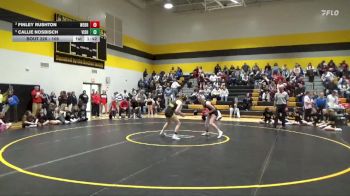 105 lbs 2nd Place Match - Finley Rushton, West Branch vs Callie Nosbisch, Vinton-Shellsburg