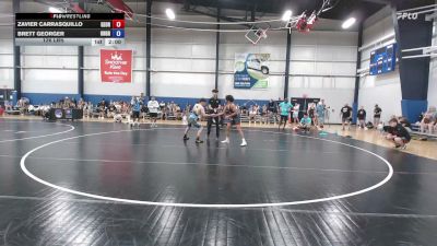 126 lbs Zavier Carrasquillo, Georgia vs Brett Georger, Ohio Grey