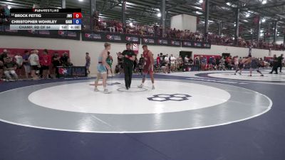 86 kg Champ. Rd Of 64 - Brock Fettig, Jackrabbit Wrestling Club vs Christopher Wohrley, Gain Grounderz