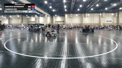 144 lbs Consi Of 8 #1 - Jonathon Mcpherson, Ocoee Wrestling Club vs Cameron Wiik, Fort Myers WC