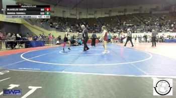 96 lbs Round Of 16 - Blakelee Smith, Hinton Comets vs Sierra Terrell, Cashion