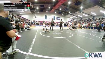 46 lbs Round Of 16 - Kase Williams, Raw Wrestling Club vs Baylor Shadwick, Berryhill Wrestling Club