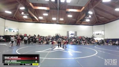 125 lbs Cons. Round 2 - Isaac Weaver, College Of The Redwoods vs Omar Green, College Of The Redwoods