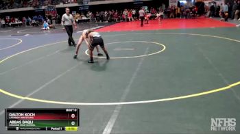 103 lbs Cons. Round 3 - ABBAS BAQLI, Chugiak High School vs Dalton Koch, Lathrop Wrestling