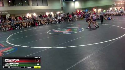 126 lbs Round 1 (16 Team) - James Sievers, Social Circle vs Luke Magnani, Bubbletown Mat