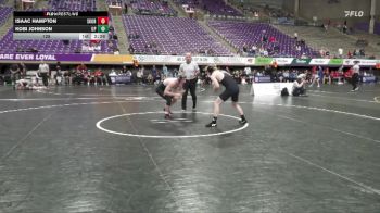 125 lbs Round 1 (16 Team) - Isaac Hampton, Southern Oregon vs Kobi Johnson, Providence (Mont.)