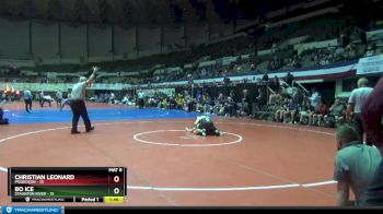 150 lbs 1st Place Match (16 Team) - Bo Ice, Staunton River vs Christian Leonard, Poquoson