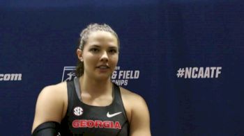 Kate Hall After 60m Final On Leading Georgia's Historic Long Jump Sweep