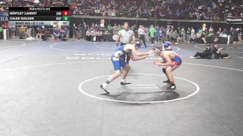 D 1 138 lbs Cons. Round 2 - Bentley Landry, John Ehret vs Caleb Walker, Sulphur