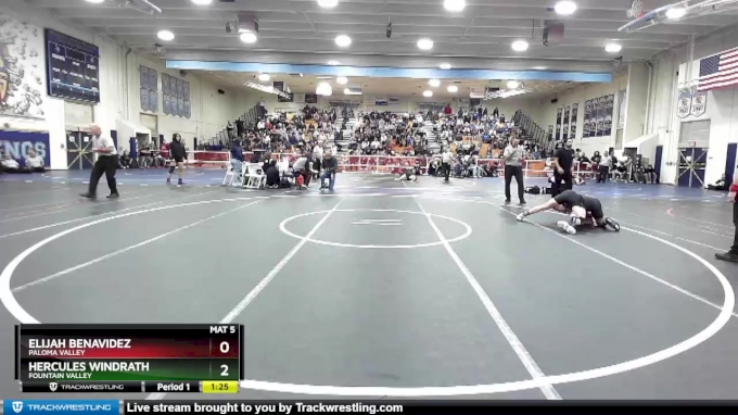 152 lbs 1st Place Match - Hercules Windrath, Fountain Valley vs Elijah ...