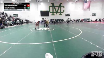 175 lbs Quarterfinal - Isaiah Garcia, Yorba Linda vs Efosa Osayande, Peninsula