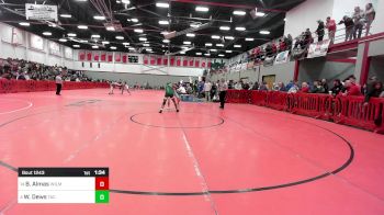 132 lbs Consi Of 8 #2 - Braedon Almas, Wilmington vs West Dews, Taconic