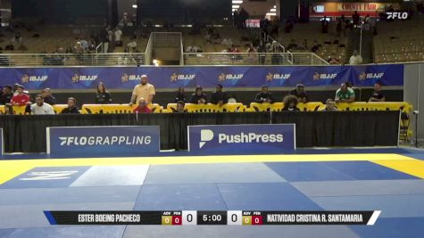 Ester Boeing Pacheco vs Natividad Cristina R. Santamaria 2026 Pan Jiu Jitsu IBJJF Championship