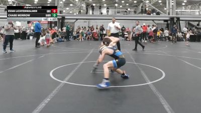 88 lbs Semis (4 Team) - Chase Morrow, Hammers vs Evan Lichtenwalner, Grit Mat Club