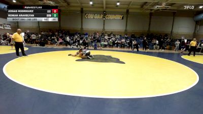 160 lbs Consi Of 32 #2 - Josias Rodriguez, Los Gatos vs Roman Arakelyan, Birmingham
