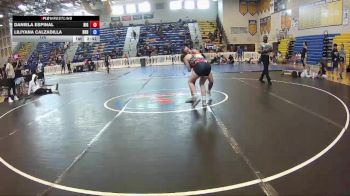 120 lbs Round 5 (6 Team) - Liliyana Calzadilla, Black Hive vs Daniela Espinal, Big Money Moving