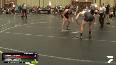 150 lbs Champ. Round 2 - Tommy Langdon, Havers Hammers vs Charles Hackett, Northern Delaware WA