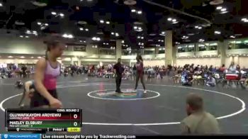 132 lbs Semis & Wb (16 Team) - Oluwafikayomi Aroyewun, Suncoast Gems vs Maeley Elsbury, Peg Leg Legion