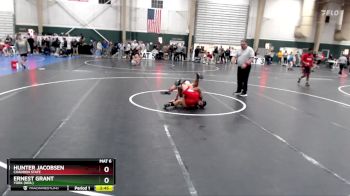 125 lbs Cons. Round 6 - Ernest Grant, York (Neb.) vs Hunter Jacobsen, Chadron State